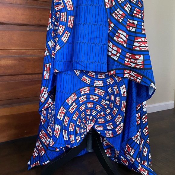 NWOT Inorin High Low Dashiki Sleeveless Dress - Picture 2 of 9